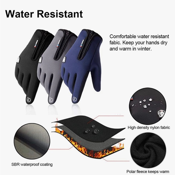 Water resistant thermal gloves - Picture 2 of 5